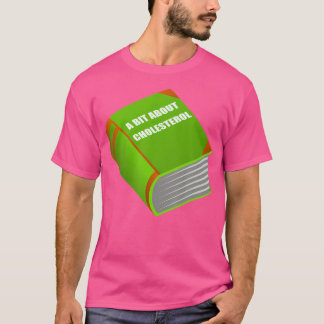 Camiseta Engraçado Livro De Gordura Sarcástica Sobre O Cole