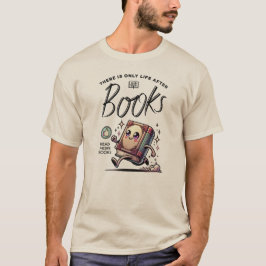 Camiseta Engraçado Livro Kawaii com citação Leia mais livro