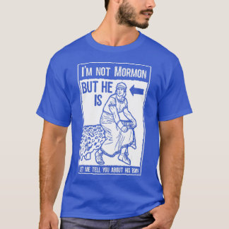 Camiseta Engraçado Livro LDS do Mórmon Missionário