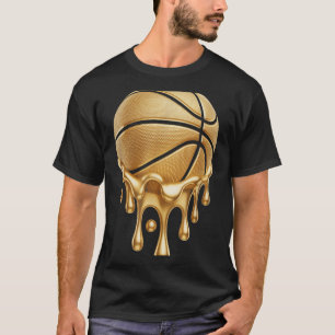 Camiseta Engraçado Lixar Dourados Jogadores De Basquete Der