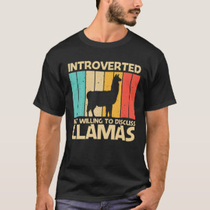 Camiseta Engraçado Llama Para Homens Mulheres Alpaca Zootec
