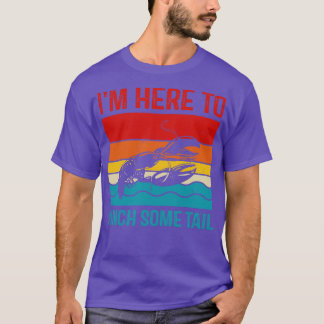 Camiseta Engraçado Lover Eu Estou Aqui Para Apanhar Um Tic 