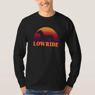 Camiseta Engraçado Lowride Dachshund Wiener Sausage Raça Cã