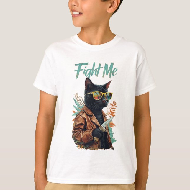 Camiseta engraçado lutar contra mim inosuke (Frente)