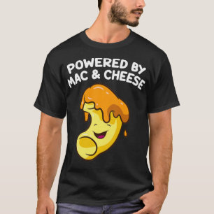 Camiseta Engraçado Mac E Comida De Queijo Alimentado Por Ma