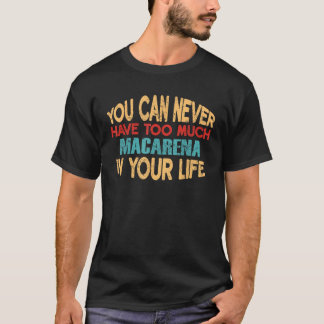 Camiseta Engraçado Macarena Personalizada Item de Piada de
