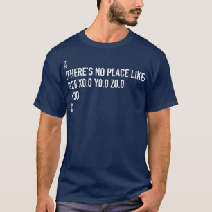 Camiseta Engraçado Machinista CNC Não Há Lugar Como G28