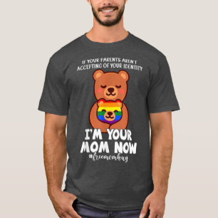 Camiseta Engraçado, mãe abraçada. Sou sua mãe, Gay LGBTQ