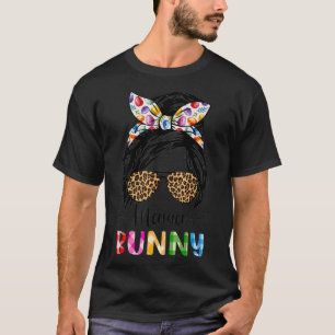 Camiseta Engraçado Mãe Cony Leopard Mensagem Páscoa Dia Fam