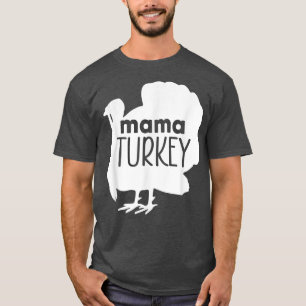 Camiseta Engraçado Mãe Turquia Família de Ação de Graças Co