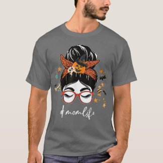 Camiseta Engraçado Mãe Vida Cabelo Mensageiro Arma Mulheres