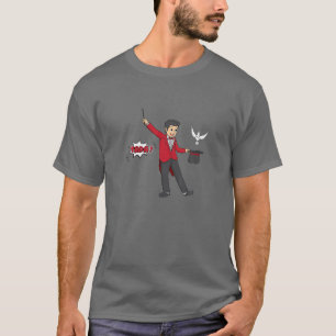 Camiseta Engraçado Mágico Figurino Halloween Halloween