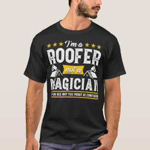 Camiseta Engraçado Magistrado Roofer Gift Men Contratado M