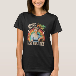 Camiseta Engraçado Mais Orgulho Menos Preconceito Aliado Or
