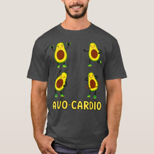 Camiseta Engraçado Malhação Avocardio Yoga e treinamento de