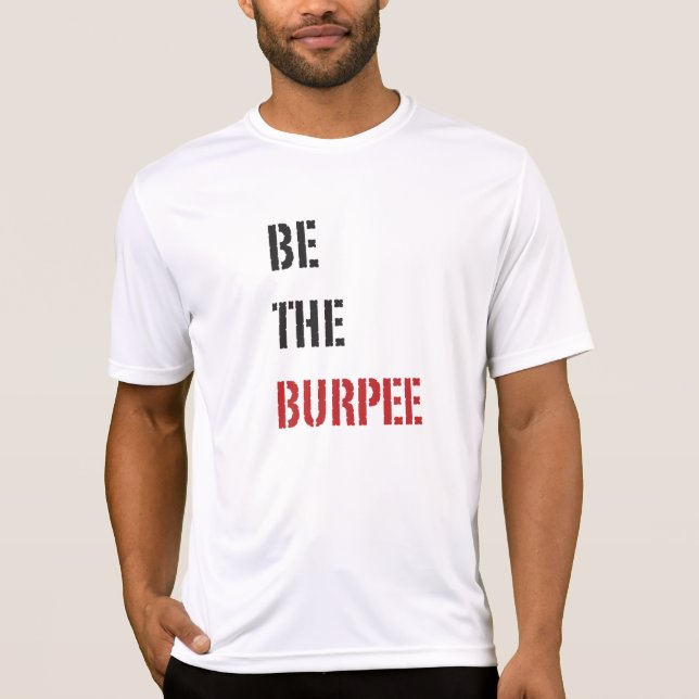 Camiseta Engraçado Malhação Burpee Gym Humor (Frente)