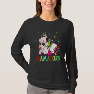 Camiseta Engraçado Mamacorn Unicorn Autismo Costume Mãe da
