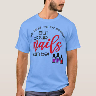 Camiseta Engraçado Manicurista Nail Tech Diva Fingernails