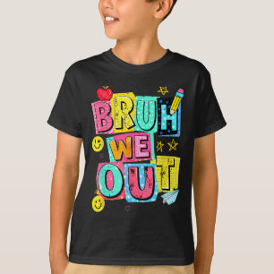 Camiseta Engraçado mano professor da turma último dia de au