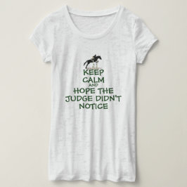 Camiseta Engraçado mantenha o T calmo da neutralização do