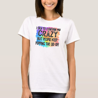 Camiseta Engraçado manter ou design seu próprio Tee