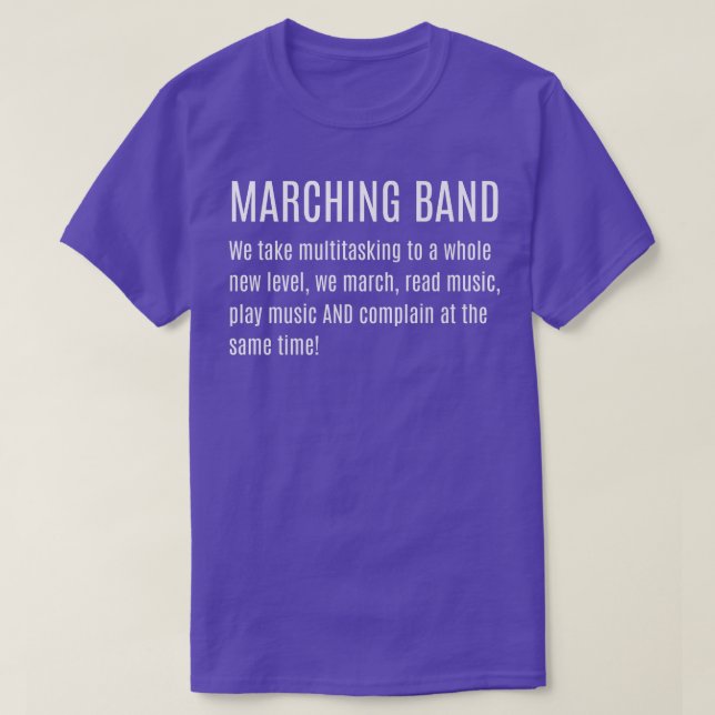 Camiseta Engraçado Marching Banda Pizza Lover Diretor Jo (Frente do Design)