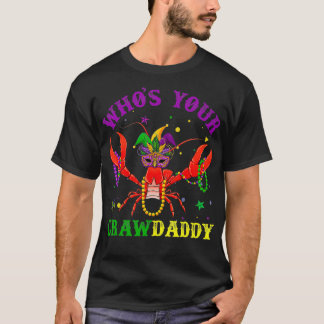 Camiseta Engraçado Mardi Gras, que é seu Pai de lagosta e n