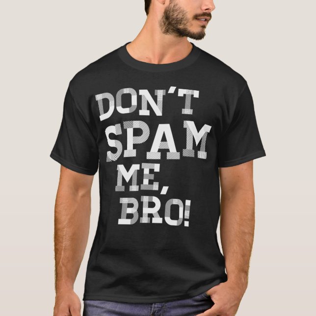 Camiseta Engraçado Marketing de e-mail SAAS Email Spam Lean (Frente)