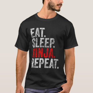 Camiseta Engraçado Martial Ninja Costume Gift Coma Sleep Ni