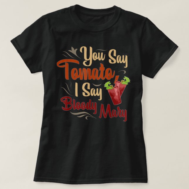 Camiseta Engraçado Mary Tomato Mens & Womens (Frente do Design)