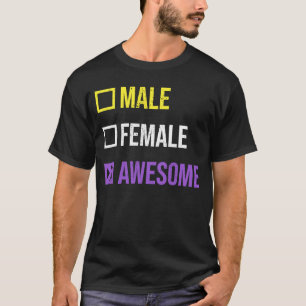 Camiseta Engraçado Masculino Mulher Orgulho Não Binário LGB