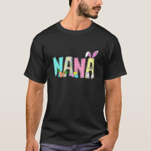 Camiseta Engraçado Matchin da Páscoa de coelho Nana Bunny