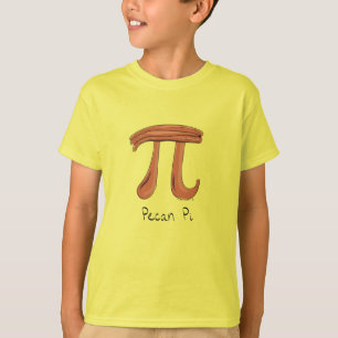 Camiseta Engraçado Matemática Pecan Pi Ação de Graças Queda