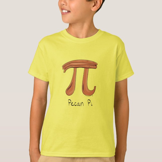 Camiseta Engraçado Matemática Pecan Pi Ação de Graças Queda (Frente)