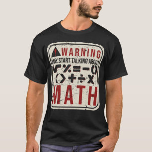 Camiseta Engraçado Matemático Humor Matemático Professor