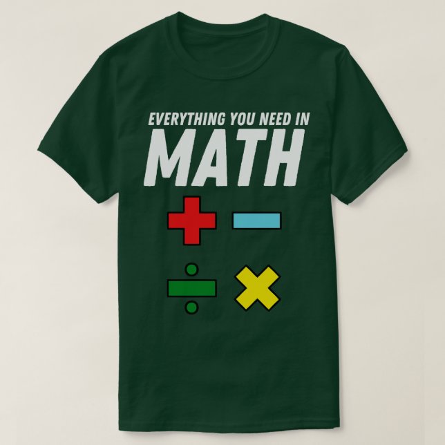 Camiseta Engraçado Math cita Professor Mathemático (Frente do Design)