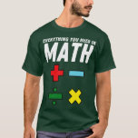 Camiseta Engraçado Math cita Professor Mathemático<br><div class="desc">Engraçado,  a matemática cita o professor Mathemat.</div>