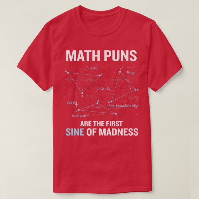 Camiseta Engraçado Math Pun Calculus Geometry Professor Gag (Frente do Design)