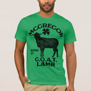 Camiseta Engraçado McGregor G.O.A.T. LAMB "Intappable Soft"