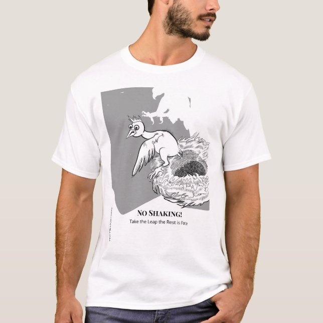 Camiseta Engraçado me dê coragem para Cara T-Shirt (Frente)