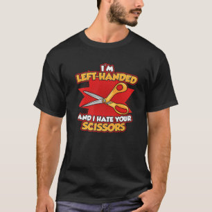 Camiseta Engraçado, me deixou na mão e odeio você