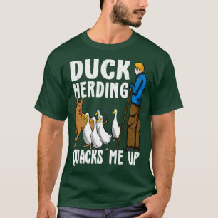 Camiseta Engraçado Me Enche De Pato, Arrancando Arma