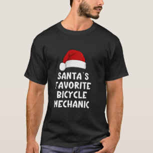 Camiseta Engraçado Mecânico de Bicicleta Favorito dos Papai