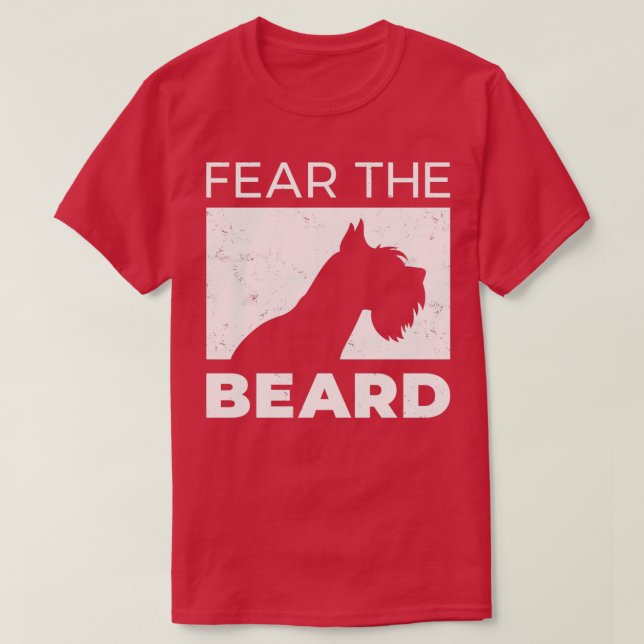 Camiseta Engraçado Medo do Motivo do Cachorro (Frente do Design)