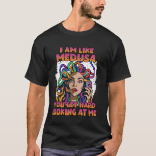 Camiseta Engraçado Medusa Gorgon Halloween T Cobra Hair Med