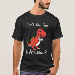 Camiseta Engraçado - Melhoras Logo Braço Quebrado - Não Vê