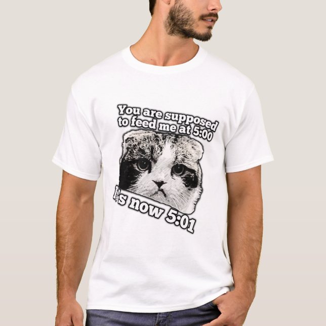 Camiseta Engraçado meme de gato zangado para gatinhos (Frente)
