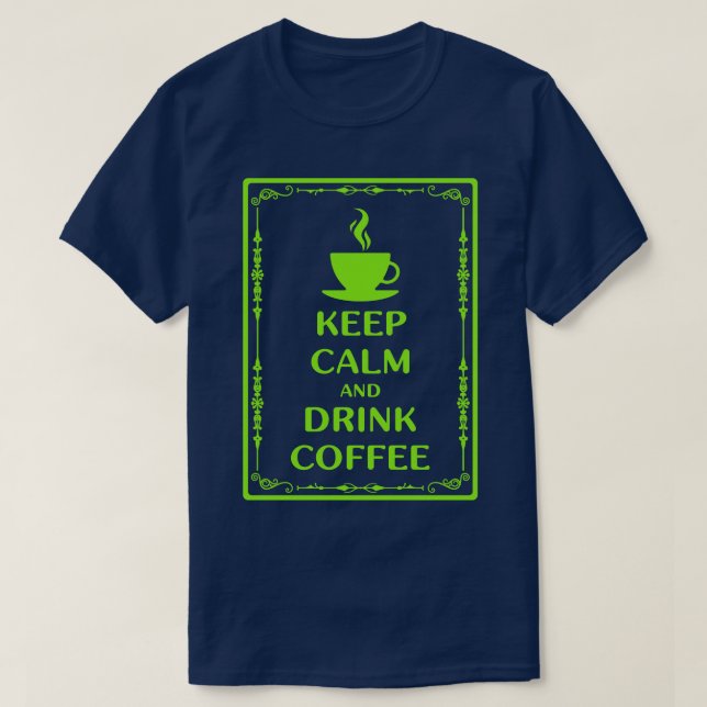 Camiseta Engraçado Memória do Café (Frente do Design)