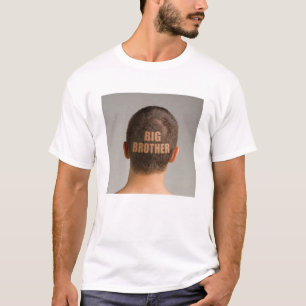 Camiseta Engraçado Mens Grande Cortado De Cabeça Com Cami