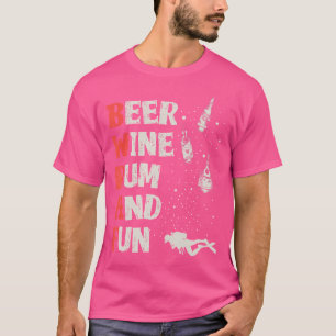 Camiseta Engraçado Mergulho, Budy Check Bwarf